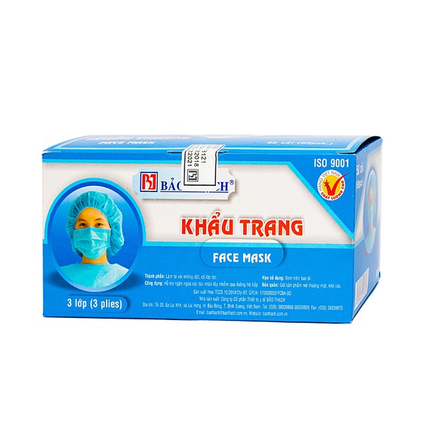 Khẩu trang 3 lớp Bảo Thạch