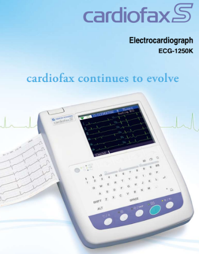 Máy điện tim 6 cần ECG 1250K