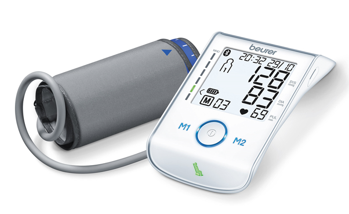 Máy đo huyết áp công nghệ Bluetooth pin khô BM85