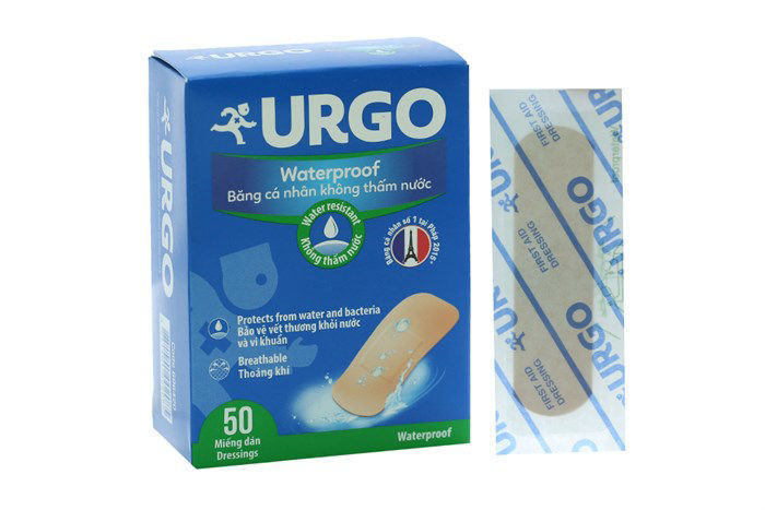 Băng cá nhân Urgo Waterproof không thấm nước