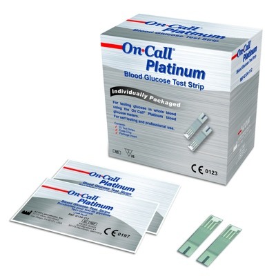 Que thử máy đo đường huyết oncall platinum